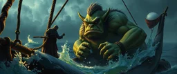 the story of an ogre captive on a fishing vessel