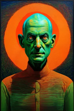 The ultimate self concept; neosurrealistic Max-Ernst stylized artwork