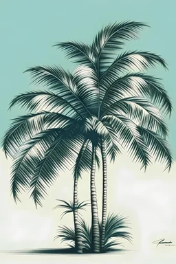 /imagen prompt palmera simple --ar2:3--v4