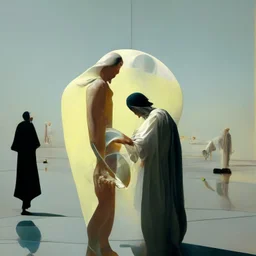 human body, universe-like Soap Bubble,complex surgical instruments mixed with human body-like musical instruments,symbolism,surrealism,minimalism,Painting By Adrian Ghenie, Rene Magritte, Salvador Dali, Lucian Freud