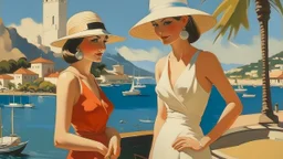 cote d'azur 2 woman neoclassism 60