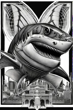 Shark / moth hybrid