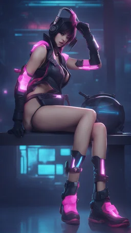 Kai sa from league of legends hot cyberpunk