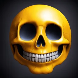 ANATOMICALLY CORRECT SKULL OF A SMILEY FACE