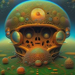 fractals in a human, Jacek Yerka