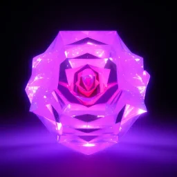 transparent crystal rose, cinema lighting, unreal engine 5, cinema4d, octane render, shinening