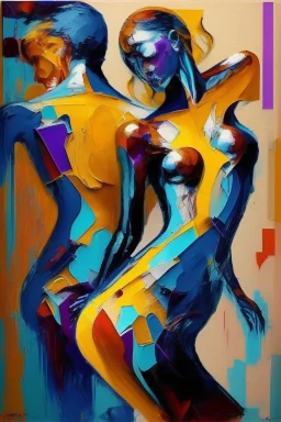 Abstract art, bodies