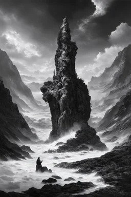 tom lee ethereum oracle of delphi seeing the future in the style of surrealism black and white