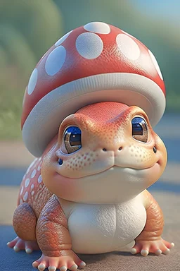 pixar style, Nintendo Toad as a real person