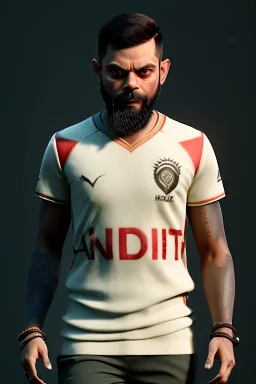 Virat Kohli, highly detailed, cinematic 16k