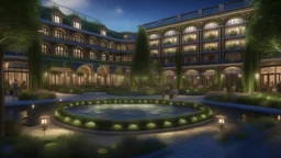 Adjacent to the Town Center is the Astral Plaza, a gathering spot where residents and travelers alike come to relax and marvel at a small reflecting pool. At night, the pool mirrors the stars, creating an enchanting celestial display. The plaza is surrounded by quaint shops, including the Celestial Quill bookstore and the Starlit Tea House, where aromatic blends of herbs and celestial flowers are served.