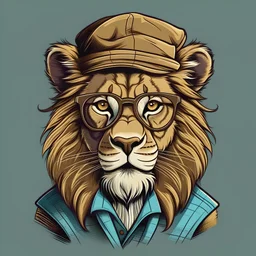 stylish lion