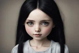 Ей, кажется, около тринадцати или четырнадцати - и она тряпичная кукла, как и я. У девушки прямые черные волосы, резко обрезанные на уровне подбородка, и она скромно наклоняет голову так, что прядь падает на правый глаз. У нее шов точно посередине лица и еще один изгибающийся вдоль линии челюсти, так что два пересекаются на острие ее подбородка. большие круглые глаза с изумрудно-зелеными радужками и красные пятна, пришитые на яблочках щек. Ее клетчатая пижама большого размера