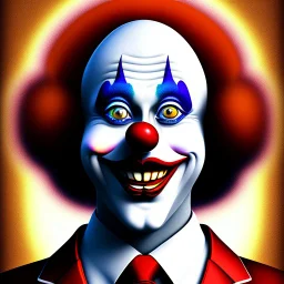 portrait of a clown