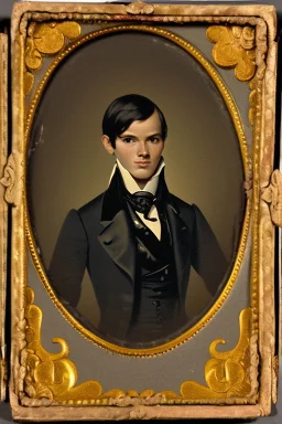 Extremely rich young man portrait 1840s