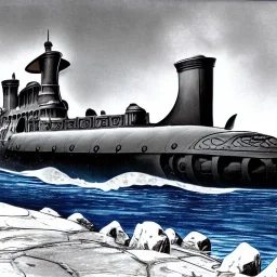  captain nemo submarine Disney style