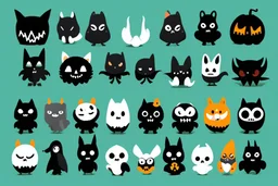 make a logo that is spooky and cute define its features more