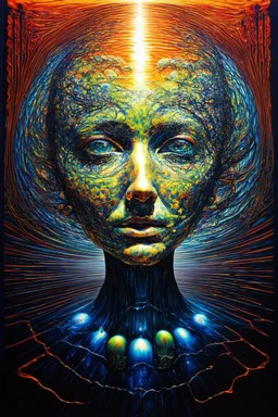 the soul's inner crescendo; Neo-surrealistic Optical Art