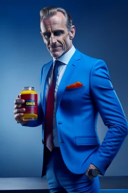 brand campaign for a new drink with orange and chili flavour with drunk bond person high resolution