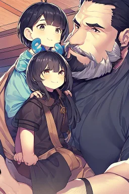 man with beard, handsome and happy, holding a Beautiful woman with black hair. Romantic and in love