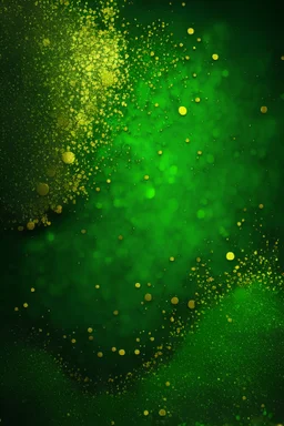 beautiful green background with gold flakes high resolution