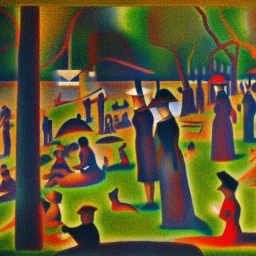 Suprematist painting by seurat