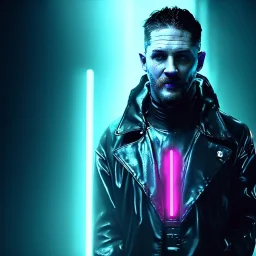 Actor, tom hardy, replicant man, blade runner style, rain, fog, neon ambient, gradient color, clean skin, circuits, latex coat, cyber punk, neon, tubes, portrait, studio photo, unreal engine 5, smooth color, 16 bit, god lights, ray tracing, RTX, lumen lighting, ultra deatail, volumetric lighting, 3d, finely drawn, hd.