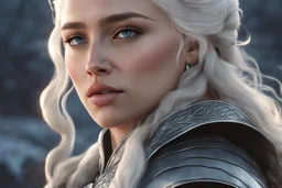 Daenerys Targaryen in 8k Afukuro anime artstyle , game of thrones them, white costum,winter, close picture, highly detailed, high details, detailed portrait, masterpiece,ultra detailed, ultra quality