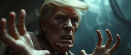 trump as pale man from pans labyrinth