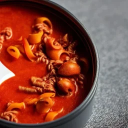 A can of goulash, 8k, HD, cinematography, photorealistic, Cinematic, Color Grading, Ultra-Wide Angle, Depth of Field, hyper-detailed, beautifully color-coded, insane details, intricate details, beautifully color graded, Cinematic, Color Grading, Editorial Photography, Depth of Field, DOF, White Balance, 32k, Super-Resolution, Megapixel, ProPhoto RGB, VR