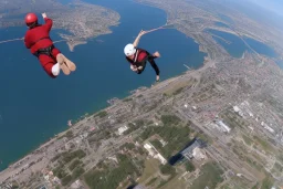 bungey jumping from the stratosphere