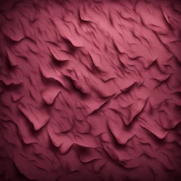 Hyper Realistic maroon tissue textured background with pink fog & vignette effect