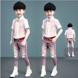 boylike guy boyish boylike shorthair (boyish face) (cleavage in the neckline) (wide hips) (big round hips) (ripped jeans with lace fishnet stockings with ruffles) (pink women's room)