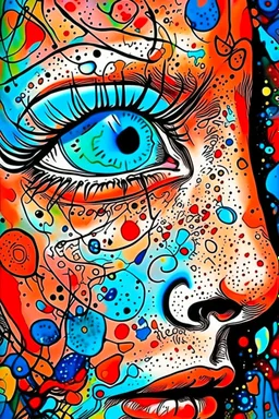 expressionism, Pixar style, in abstract art Basquiat, Picasso, Miro, Kandinsky, Klee, Birell, Fairey, Ardon, Buffet and Picasso style, HD --s 750 --v 5.1 --style raw, water color