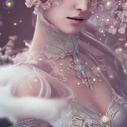 wonderful princess of fractals, hyper detailed, background intricate and detailed, ornate 8 k gorgeous intricate detailed, octane render