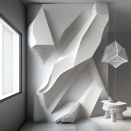 Innovative and modern pieces of accessories using gypsum