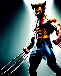 wolverine, highly detailed, hyper-detailed, beautifully color-coded, insane details, intricate details, beautifully color graded, Cinematic, Color Grading, Editorial Photography, Depth of Field, DOF, Tilt Blur, White Balance, 32k, Super-Resolution, Megapixel, ProPhoto RGB, VR, Halfrear Lighting, Backlight, photorealistic rendering