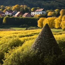 An odd village with absurd shapes, hasselblad h6d400c --ar 85:128 --v 6.0