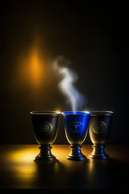 smoke, 4k, downlight, soft light, depth of field, photorealism, trending on art station Card 2 (Obstacles or Challenges): Five of Cups (Reversed) The Five of Cups in reverse position signifies the need to let go of past disappointments and focus on the present and future. The challenge here might be overcoming any negative emotions or setbacks that could be holding you back from taking necessary actions for growth. It's essential to shift your perspective and see the potential opportunities th