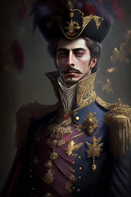 35 years old emperor of fantasy victorian empire