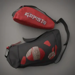 Sports bag for junk food fans