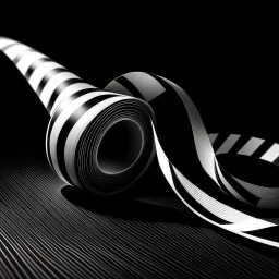 static tape black and white