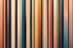 minimal clean thick vertical blocks each line has various colours creating nice earthtones colour gradients