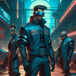 cyberpunk retro futuristic rebel