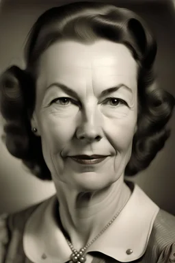 Queens portrait of an average white woman mid 40's