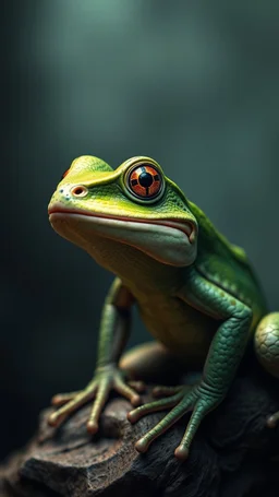 A Lizard head with frog body