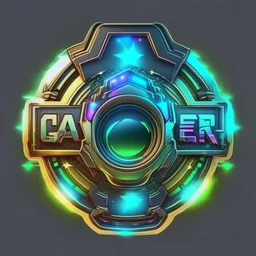 Gammer streammer pro holographic scope militar logo shiny