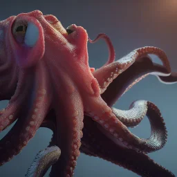 octopus unreal 5, octane render,cinema4d, dynamic lighting, dramatic lighting, 4k, redshift render, highly detailed, hyper realistic, in space