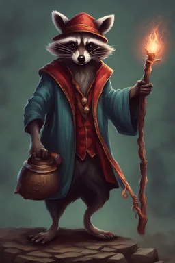 evil Raccoon wizard