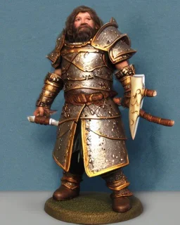 d&d character, dwarf, male, paladin, plate armor